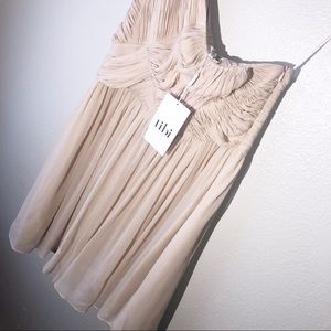 NWT Tibi New York One Shoulder Silk Dress 8